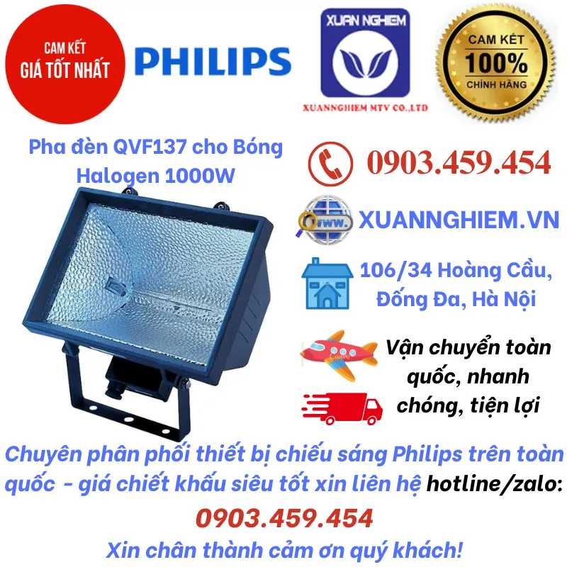 Pha đèn QVF137 - Bóng Halogen