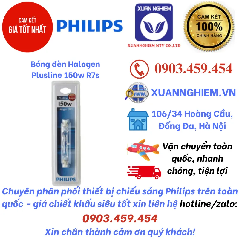 Bóng đèn Halogen Plusline 150w R7s