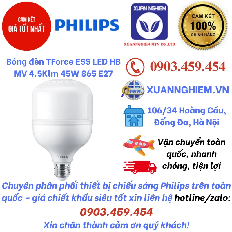 Bóng đèn TForce ESS LED HB MV 4.5Klm 45W 865 E27