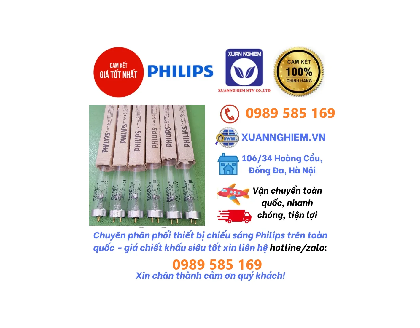 Bóng đèn diệt khuẩn Philips TUV 25W/G25 T8